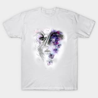 White Swan In Bloom T-Shirt